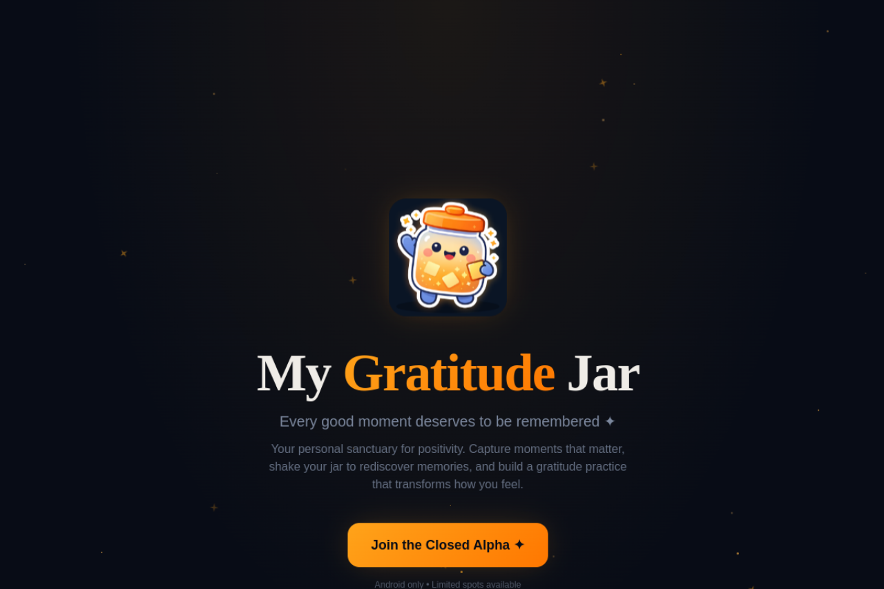 My Gratitude Jar